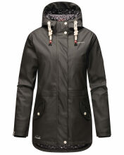 Navahoo Ocean Heart Damen Winterjacke B933 Schwarz Größe L - Gr. 40