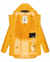 Navahoo Ocean Heart Damen Winterjacke B933 Amber Yellow Größe S - Gr. 36