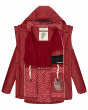 Navahoo Ocean Heart Damen Winterjacke B933 Blood Red Größe XL - Gr. 42