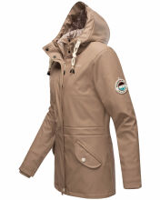 Navahoo Ocean Heart Damen Winterjacke B933 Taupe Gr&ouml;&szlig;e S - Gr. 36