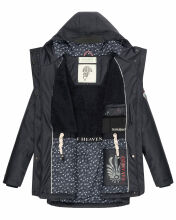 Navahoo Ocean Heart Damen Winterjacke B933 Navy Größe S - Gr. 36