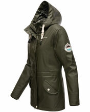 Navahoo Ocean Heart Damen Winterjacke B933 Dark Olive Größe XS - Gr. 34