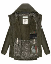 Navahoo Ocean Heart Damen Winterjacke B933 Dark Olive Größe XL - Gr. 42