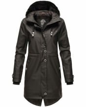 Navahoo Rainy Flower Damen Regenjacke B934 Schwarz Gr&ouml;&szlig;e XL - Gr. 42