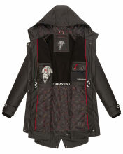 Navahoo Rainy Flower Damen Regenjacke B934 Schwarz Gr&ouml;&szlig;e XL - Gr. 42