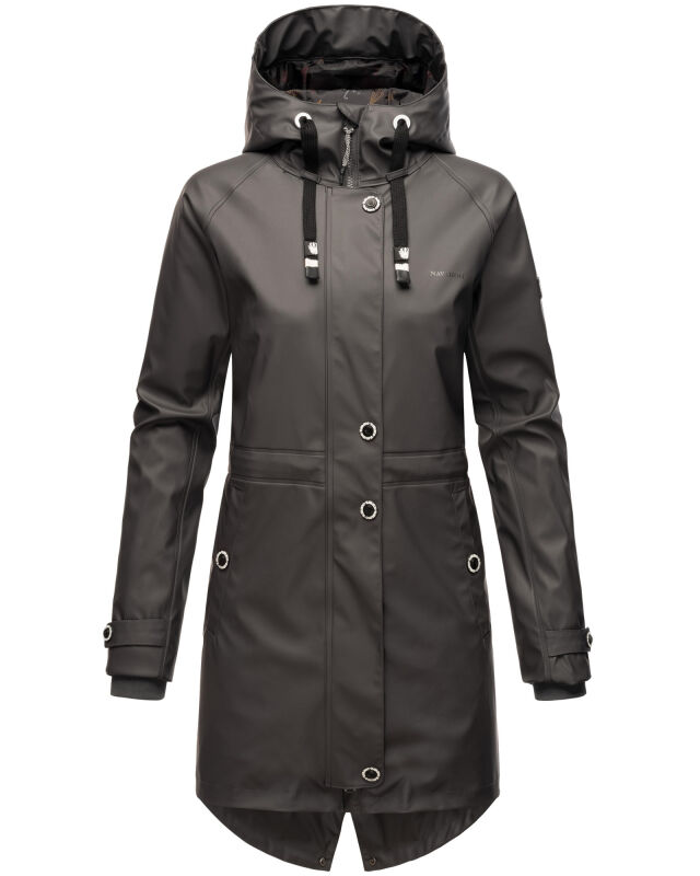 Navahoo Rainy Flower Damen Regenjacke Anthrazit