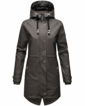 Navahoo Rainy Flower Damen Regenjacke B934 Anthrazit Gr&ouml;&szlig;e L - Gr. 40