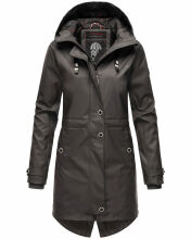 Navahoo Rainy Flower Damen Regenjacke B934 Anthrazit Gr&ouml;&szlig;e L - Gr. 40