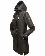 Navahoo Rainy Flower Damen Regenjacke B934 Anthrazit Gr&ouml;&szlig;e L - Gr. 40