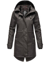 Navahoo Rainy Flower Damen Regenjacke B934 Anthrazit Gr&ouml;&szlig;e XL - Gr. 42