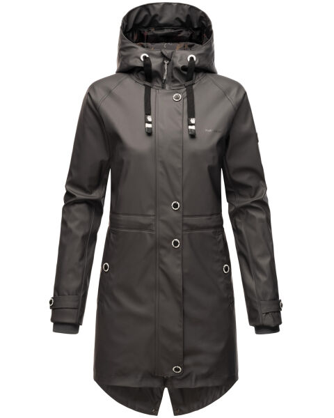 Navahoo Rainy Flower Damen Regenjacke B934 Anthrazit Größe XXXL - Gr. 46