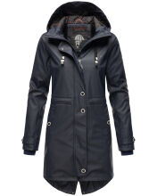 Navahoo Rainy Flower Damen Regenjacke B934 Navy Gr&ouml;&szlig;e L - Gr. 40