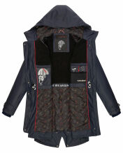 Navahoo Rainy Flower Damen Regenjacke B934 Navy Gr&ouml;&szlig;e XL - Gr. 42