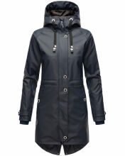 Navahoo Rainy Flower Damen Regenjacke B934 Navy Gr&ouml;&szlig;e XXL - Gr. 44