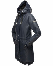 Navahoo Rainy Flower Damen Regenjacke B934 Navy Gr&ouml;&szlig;e XXL - Gr. 44