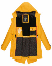 Navahoo Rainy Flower Damen Regenjacke B934 Amber Yellow Größe L - Gr. 40