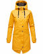 Navahoo Rainy Flower Damen Regenjacke B934 Amber Yellow Größe XL - Gr. 42