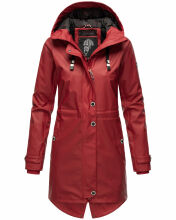 Navahoo Rainy Flower Damen Regenjacke B934 Blood Red Größe M - Gr. 38