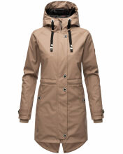 Navahoo Rainy Flower Damen Regenjacke B934 Taupe Größe XS - Gr. 34