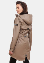 Navahoo Rainy Flower Damen Regenjacke B934 Taupe Gr&ouml;&szlig;e S - Gr. 36