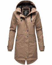 Navahoo Rainy Flower Damen Regenjacke B934 Taupe Gr&ouml;&szlig;e S - Gr. 36