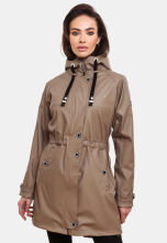 Navahoo Rainy Flower Damen Regenjacke B934 Taupe Gr&ouml;&szlig;e S - Gr. 36