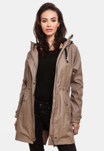 Navahoo Rainy Flower Damen Regenjacke B934 Taupe Gr&ouml;&szlig;e S - Gr. 36
