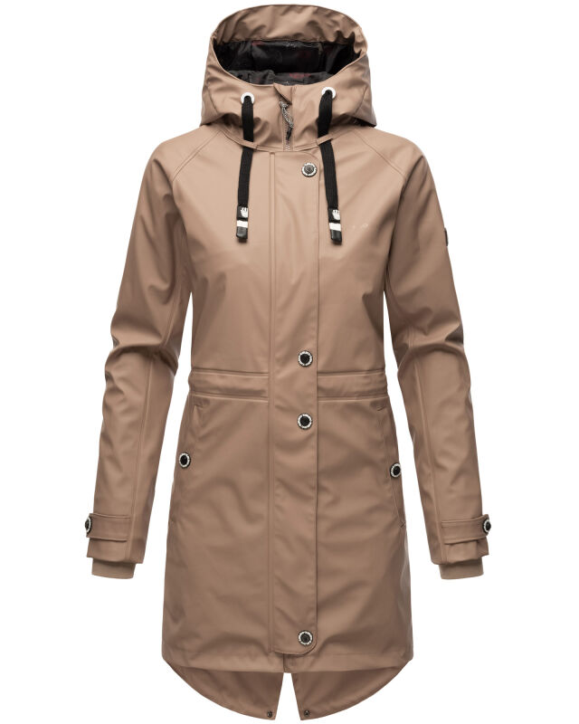 Navahoo Rainy Flower Damen Regenjacke Taupe