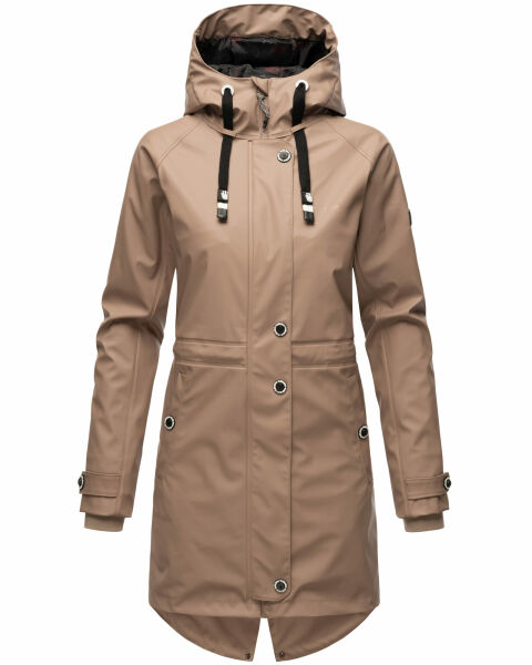 Navahoo Rainy Flower Damen Regenjacke B934 Taupe Größe M - Gr. 38