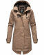 Navahoo Rainy Flower Damen Regenjacke B934 Taupe Größe L - Gr. 40