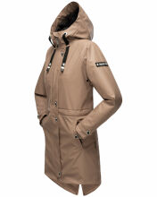 Navahoo Rainy Flower Damen Regenjacke B934 Taupe Größe XXL - Gr. 44