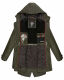 Navahoo Rainy Flower Damen Regenjacke B934 Dark Olive Größe M - Gr. 38