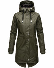 Navahoo Rainy Flower Damen Regenjacke B934 Dark Olive Gr&ouml;&szlig;e XL - Gr. 42