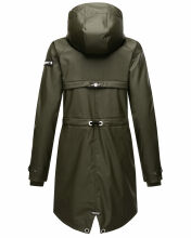Navahoo Rainy Flower Damen Regenjacke B934 Dark Olive Gr&ouml;&szlig;e XL - Gr. 42