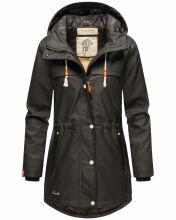 Navahoo Rainy Forest Damen Regenjacke B935 Schwarz Größe L - Gr. 40