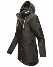 Navahoo Rainy Forest Damen Regenjacke B935 Schwarz Größe XL - Gr. 42