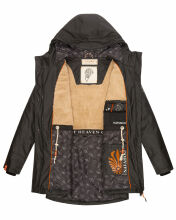 Navahoo Rainy Forest Damen Regenjacke B935 Schwarz Größe XL - Gr. 42