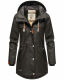 Navahoo Rainy Forest Damen Regenjacke B935 Schwarz Größe XL - Gr. 42