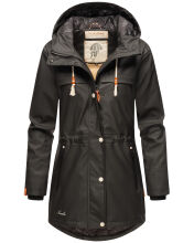 Navahoo Rainy Forest Damen Regenjacke B935 Schwarz Gr&ouml;&szlig;e XXL - Gr. 44