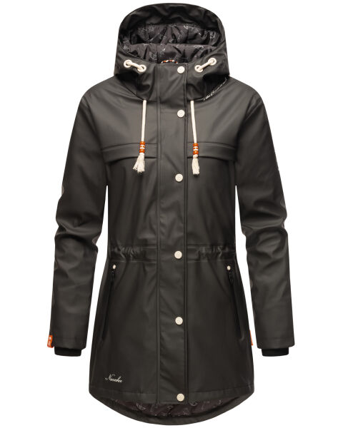 Navahoo Rainy Forest Damen Regenjacke B935 Schwarz Größe XXXL - Gr. 46
