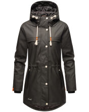 Navahoo Rainy Forest Damen Regenjacke B935 Schwarz Größe XXXL - Gr. 46