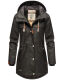 Navahoo Rainy Forest Damen Regenjacke B935 Schwarz Größe XXXL - Gr. 46