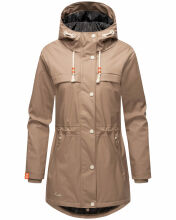 Navahoo Rainy Forest Damen Regenjacke B935 Taupe Gr&ouml;&szlig;e XXL - Gr. 44