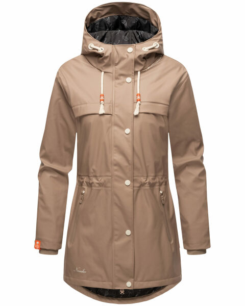 Navahoo Rainy Forest Damen Regenjacke B935 Taupe Größe XXXL - Gr. 46