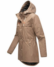 Navahoo Rainy Forest Damen Regenjacke B935 Taupe Größe XXXL - Gr. 46