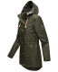 Navahoo Rainy Forest Damen Regenjacke B935 Dark Olive Größe XS - Gr. 34