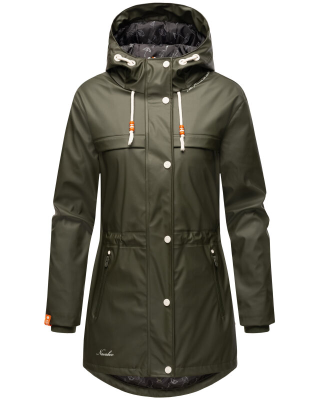 Navahoo Rainy Forest Damen Regenjacke Dark Olive