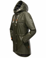 Navahoo Rainy Forest Damen Regenjacke B935 Dark Olive Gr&ouml;&szlig;e XXL - Gr. 44