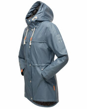 Navahoo Rainy Forest Damen Regenjacke B935 Dusty Blue Gr&ouml;&szlig;e L - Gr. 40