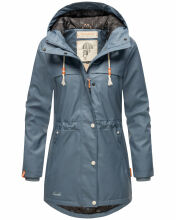 Navahoo Rainy Forest Damen Regenjacke B935 Dusty Blue Gr&ouml;&szlig;e XXL - Gr. 44